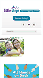 Mobile Screenshot of littlestepssc.org