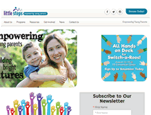 Tablet Screenshot of littlestepssc.org